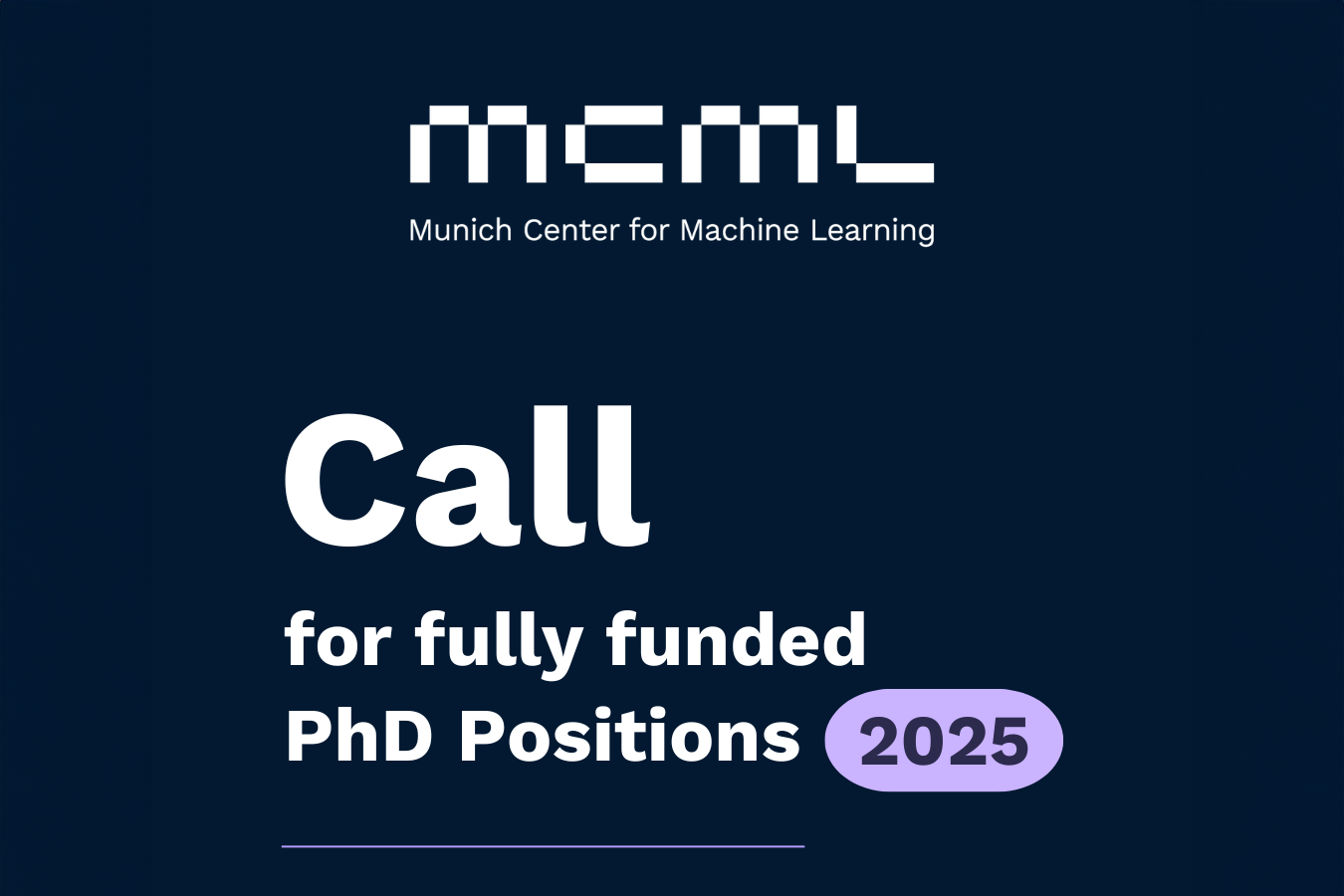 Link to Call for fully funded PhD Positions 2025